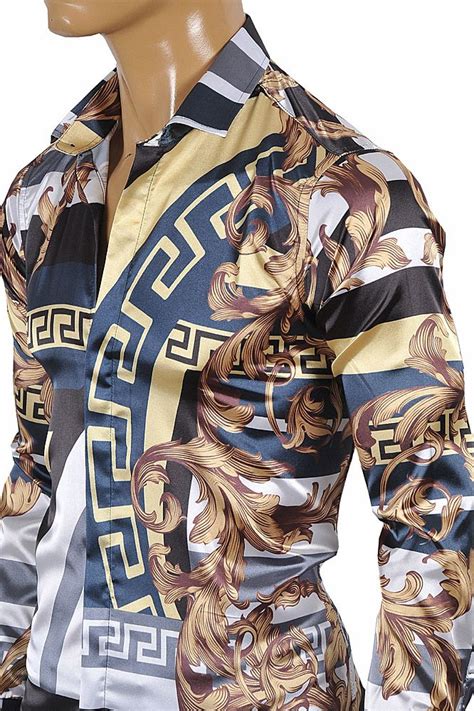 versace inspired shirt mens|1st copy Versace shirt men.